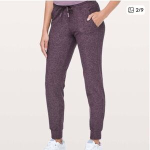Lululemon Ready To Rulu High Rise Jogger Heathered Arctic Plum Purple Womens 4